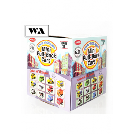 Otter Toys Mini Pull-Back Cars Series 2