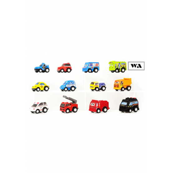 Otter Toys Mini Pull-Back Cars Series 2